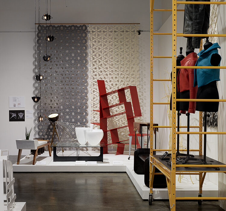 Exhibition photo of New West Coast Design at the Museum of Craft and Design